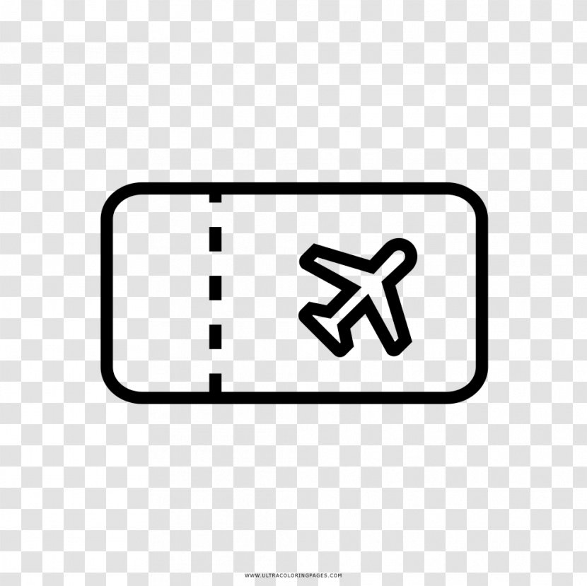 Airplane Flight Airline Ticket Air Transportation - Text Transparent PNG