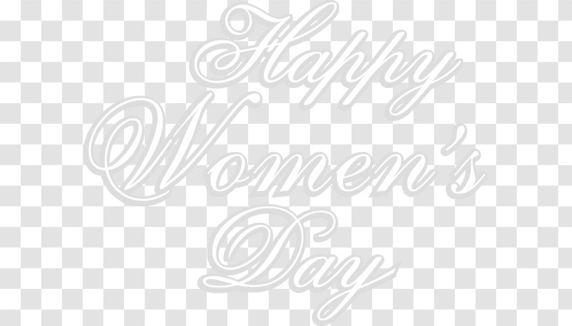 Paper White Logo Font - Text - Women's Day Element Transparent PNG