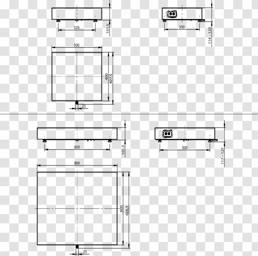 Technical Drawing Circuit Diagram Wiring - Furniture - Design Transparent PNG
