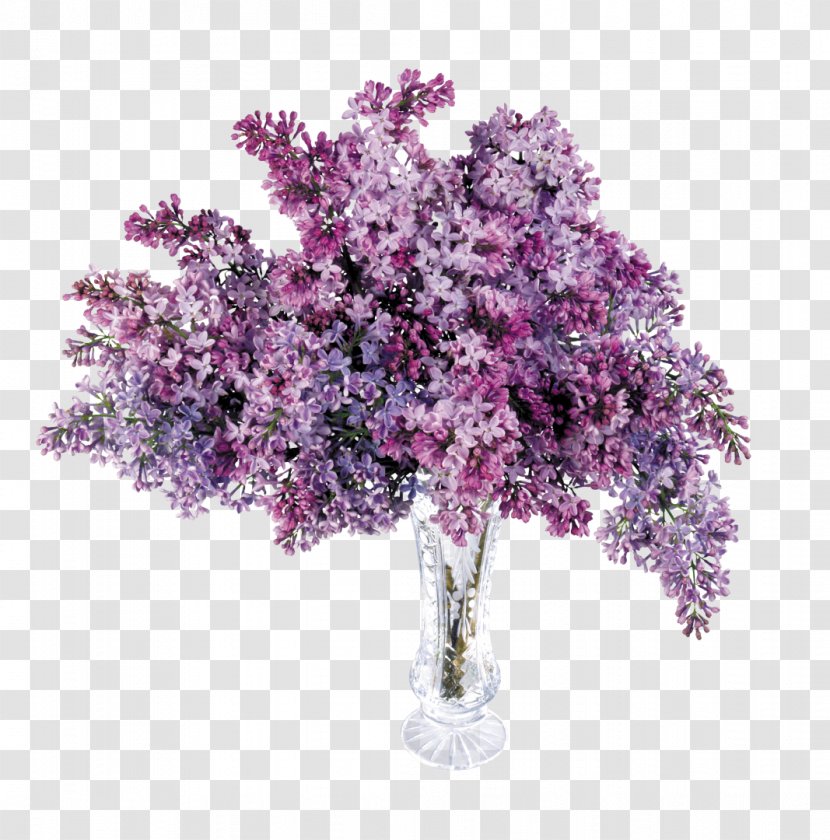 Lilac Purple Lavender Clip Art - Cut Flowers Transparent PNG