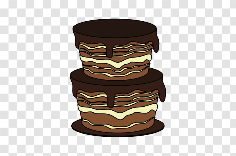 Chocolate Cake Illustration Pastry - Biscuits - Food Transparent PNG
