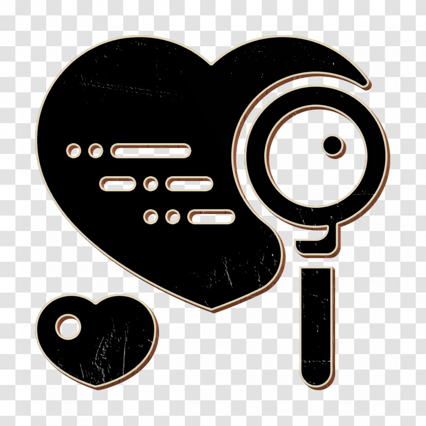 Search Icon Love Icon Transparent PNG