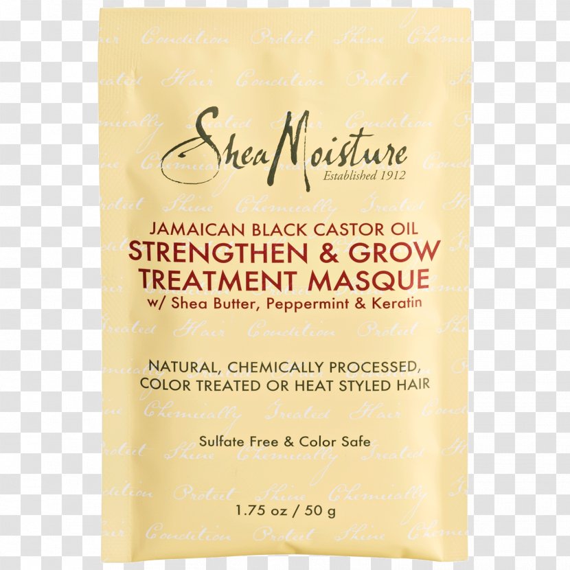 Shea Moisture Jamaican Black Castor Oil Shampoo Butter - Text Transparent PNG