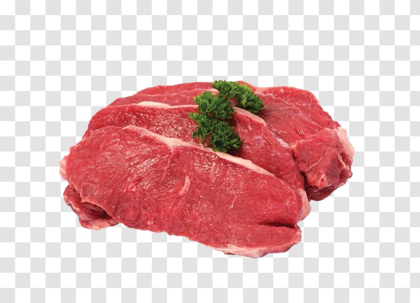 Flat Iron Steak Beef Tenderloin Sushi Meat - Cartoon Transparent PNG