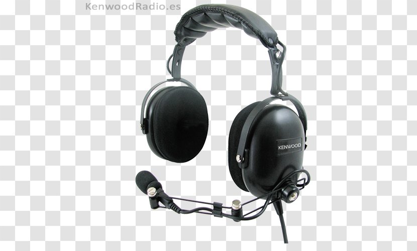 Microphone Kenwood Electronics KHS-10-OH Hearing Protection Headphones Headset Loudspeaker - Sound - Motorola Transparent PNG