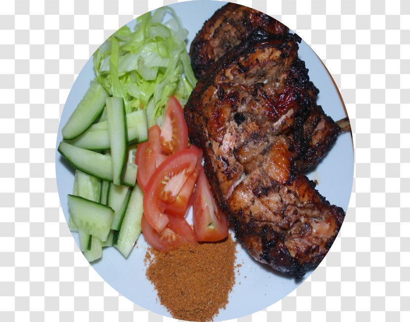 Fried Plantain Jollof Rice Food Frying Barbecue Chicken - Herb Transparent PNG