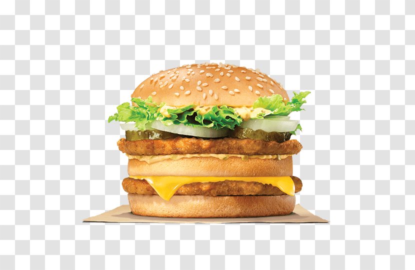 Big King Hamburger Whopper Cheeseburger Chicken Sandwich - Breakfast - Burger Transparent PNG