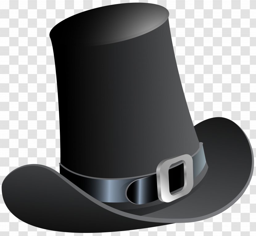 Pilgrim's Hat Thanksgiving Clip Art - Cylinder - Black Pilgrim PNG Image Transparent PNG