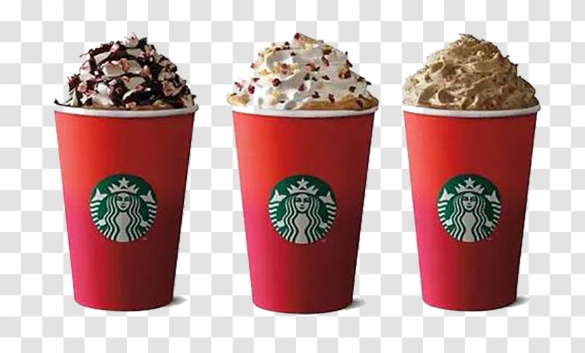 Latte Coffee Espresso Christmas Starbucks - Red Cup Transparent PNG