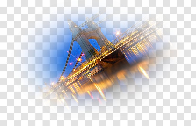 Hammersmith Bridge Brooklyn Tower Desktop Wallpaper - London Transparent PNG