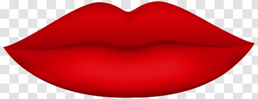 Lips Heart RED.M - Transparent Background Transparent PNG