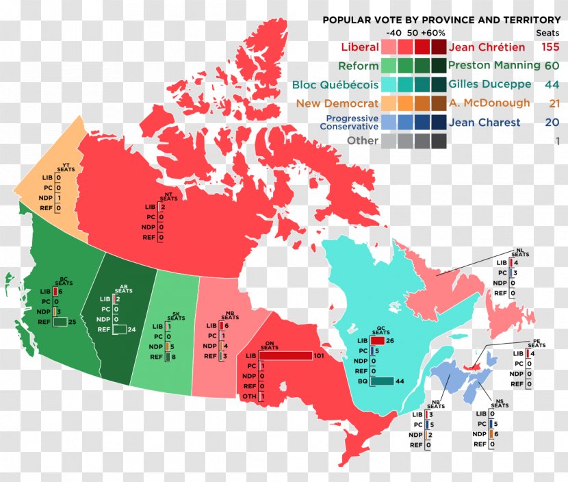 Canada Vector Map Graphics Mapa Polityczna - Population Transparent PNG