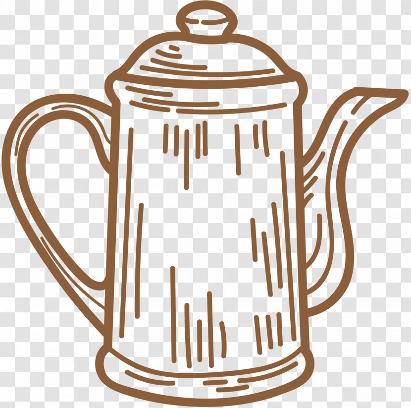Coffee Cup Kettle Clip Art Mug Tennessee - Drinkware Transparent PNG