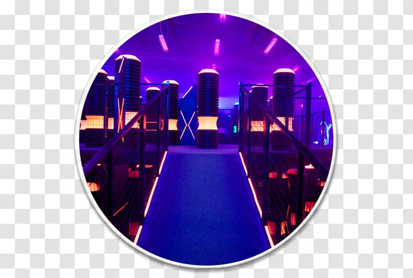Purple Product - Electric Blue - Laser Tag Arena Transparent PNG
