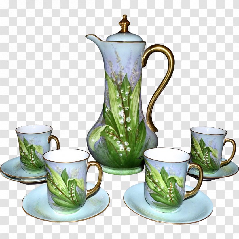 Jug Teapot Porcelain Garden Mug - Cup Transparent PNG