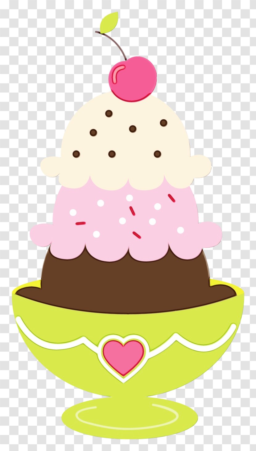 Ice Cream Cones - Cake Pink Transparent PNG