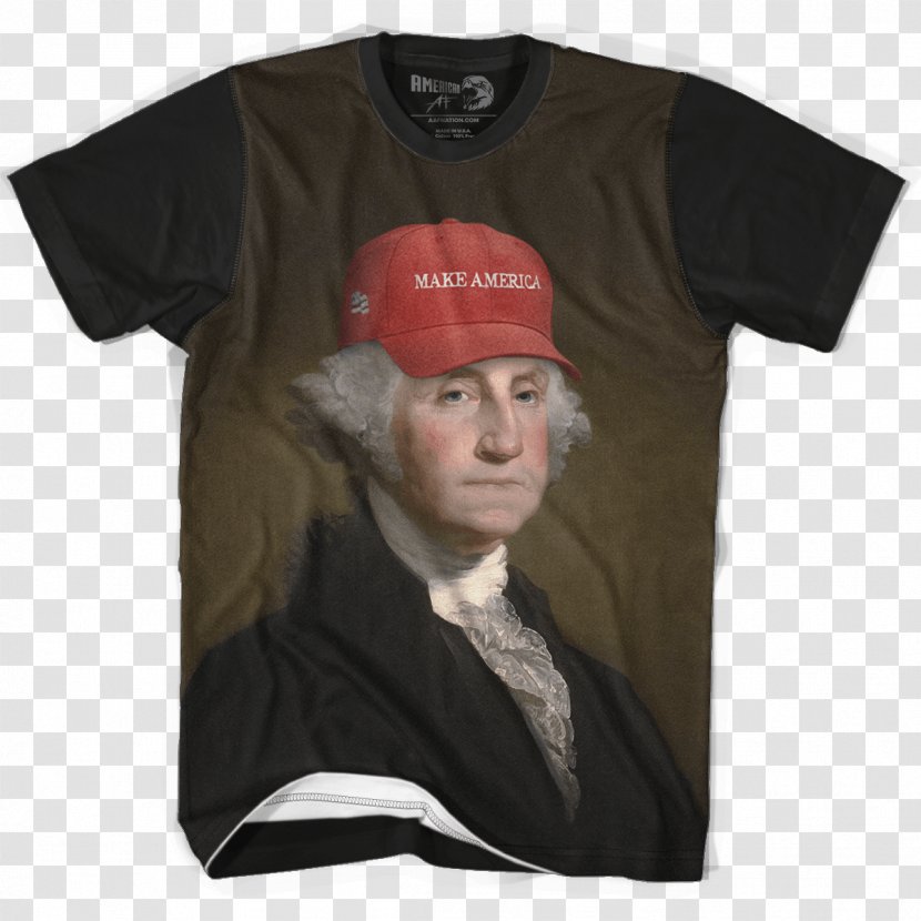 George Washington President Of The United States T-shirt Lansdowne Portrait - Cap Transparent PNG