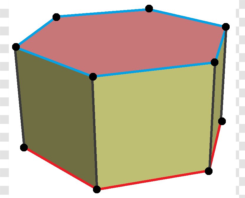 Hexagonal Prism Triangular Truncation - Face Transparent PNG