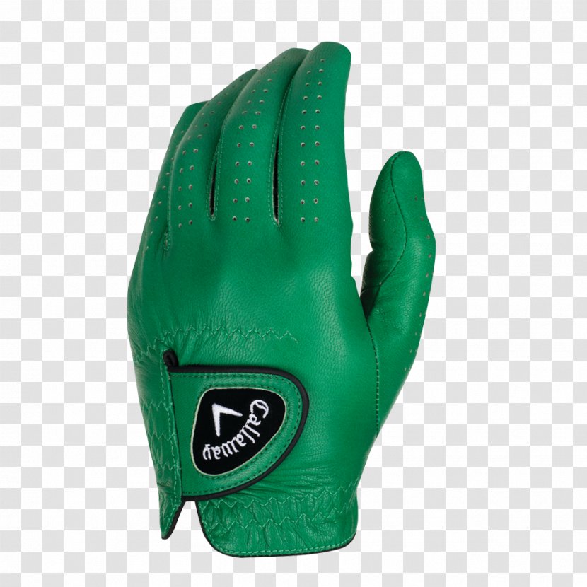 Bicycle Glove Soccer Goalie Golf Baseball Protective Gear - Callaway Company - Green Transparent PNG