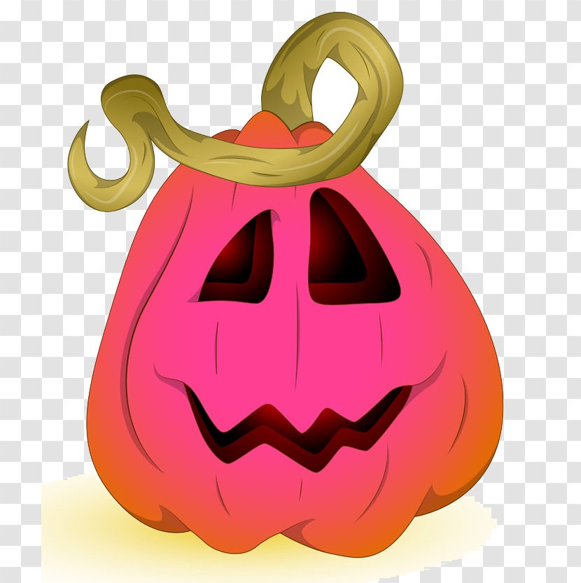 Jack-o-lantern Pumpkin Halloween Illustration - Art - Strange Light Expression Material Transparent PNG