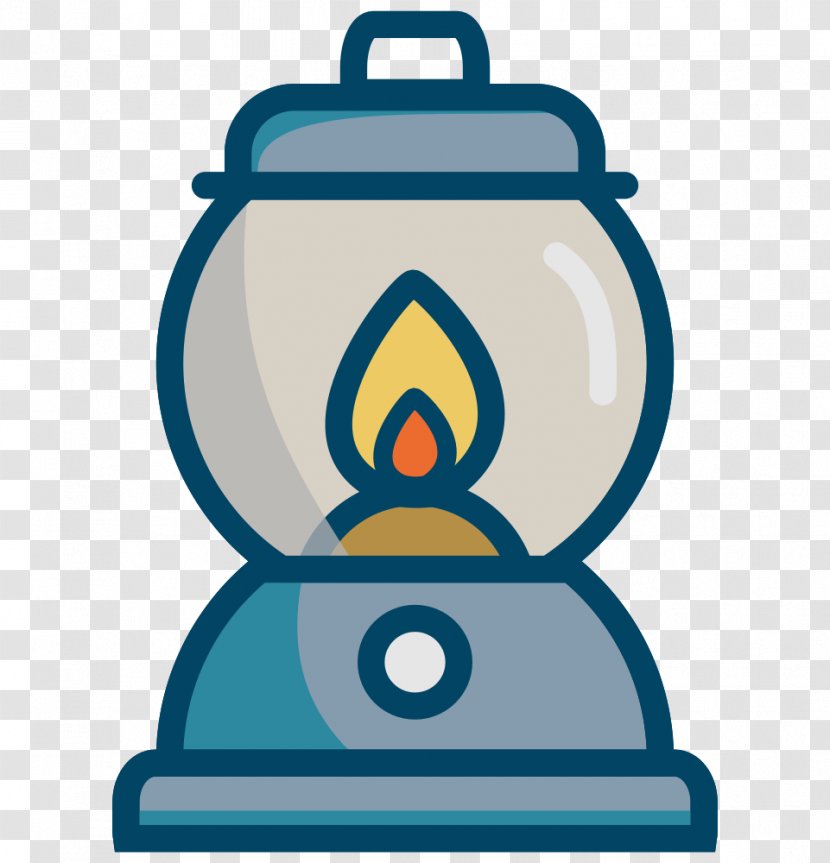 Clip Art Oil Lamp Kerosene - Light Fixture Transparent PNG