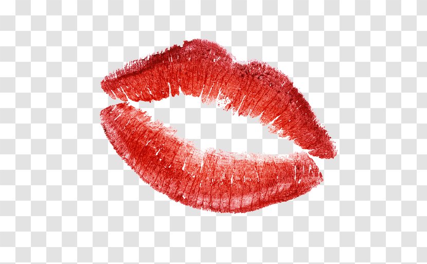 Lipstick Red Lip Gloss Augmentation - Watercolor - Lips Transparent PNG