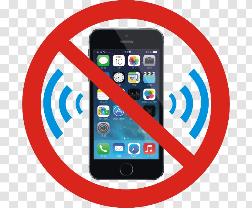IPhone 6 Plus 5s 6S Smartphone - Isight - Prohibit The Use Of Mobile Phone Identification Transparent PNG