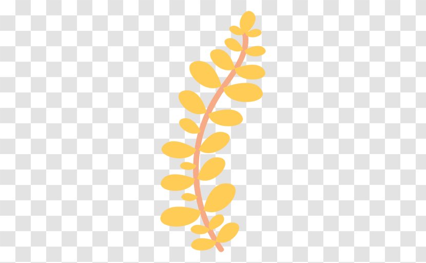 Yellow Leaf - Petal - Doodle Transparent PNG