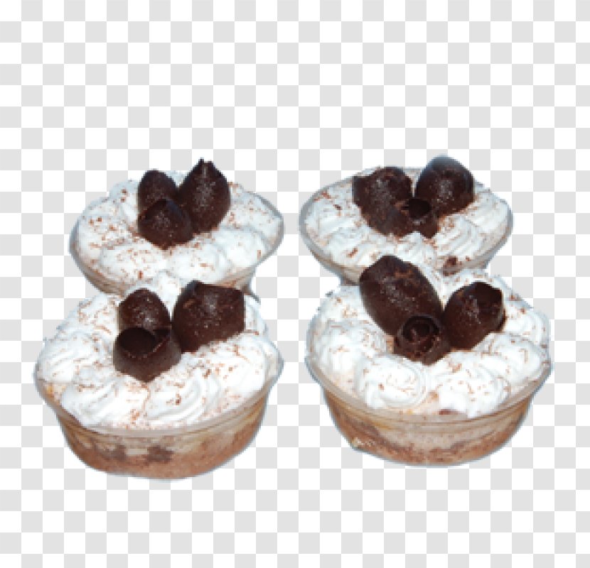 Petit Four Cupcake Muffin Buttercream Chocolate - Food - Pudding Transparent PNG