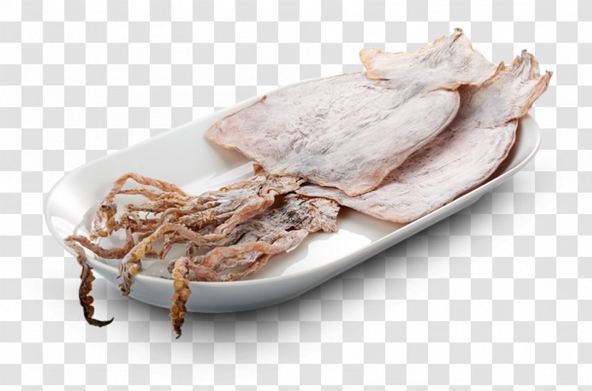Dried Shredded Squid As Food Korean Cuisine Meat - Recipe Transparent PNG