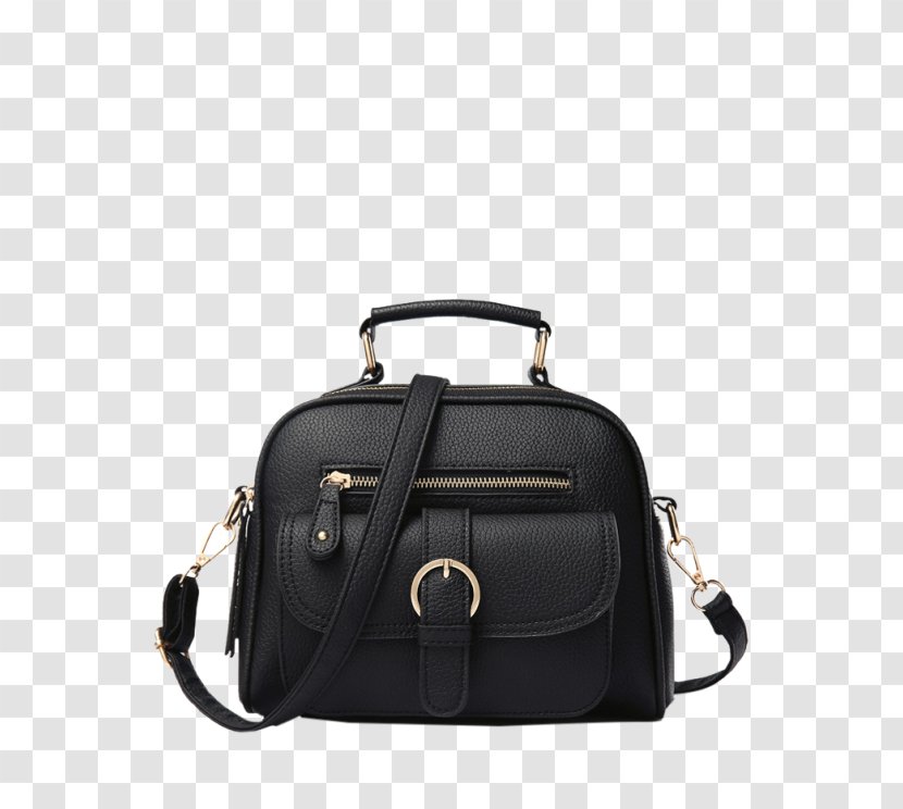 Handbag Bicast Leather Zipper - Black - Tote Bag Off White Clothing Transparent PNG
