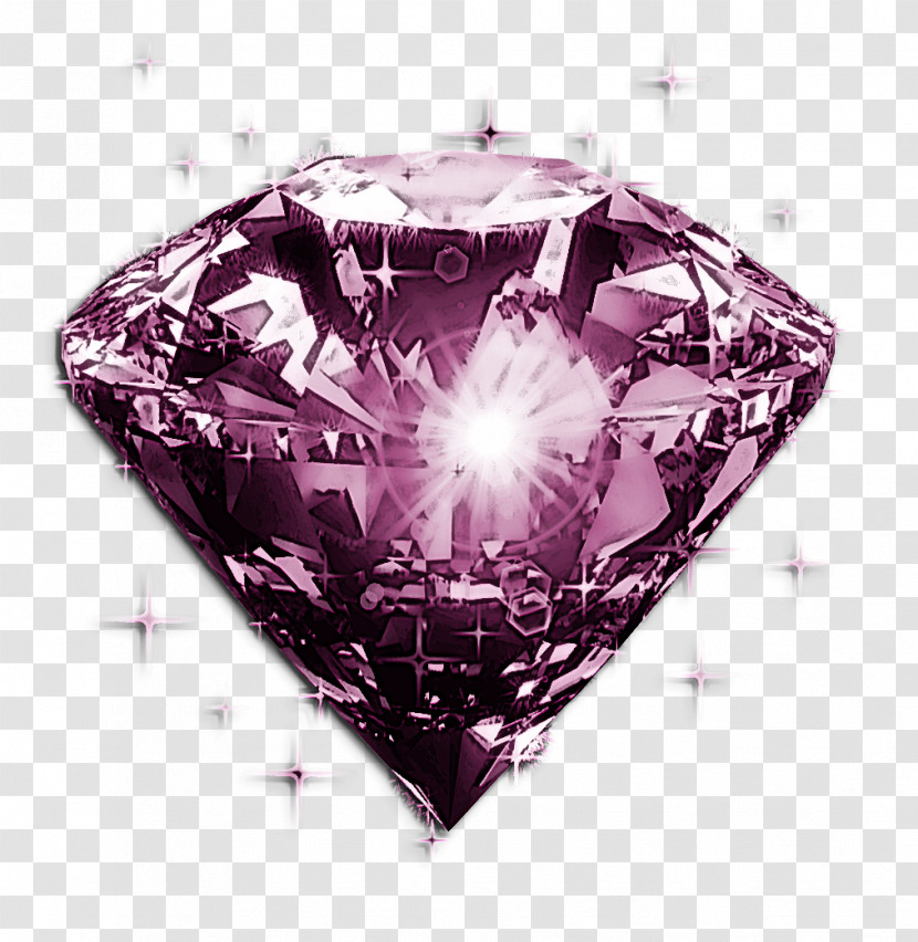 Diamond Amethyst Gemstone Diamond Cut Jewellery Transparent PNG