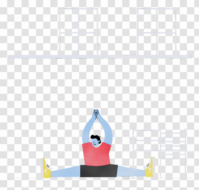Yoga Font Sitting Line H&m Transparent PNG