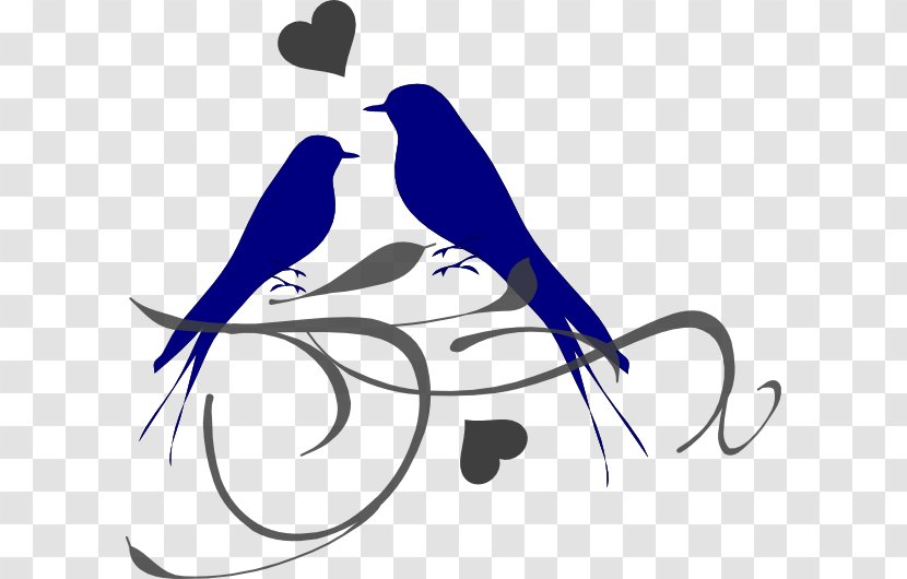 Lovebird Clip Art - Birds Wedding Cliparts Transparent PNG
