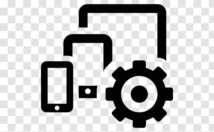 Service Image - Black And White - Tablet Smart Screen Transparent PNG