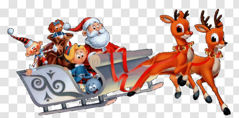 Santa Claus Rudolph Reindeer Christmas Yukon Cornelius - Deer Transparent PNG