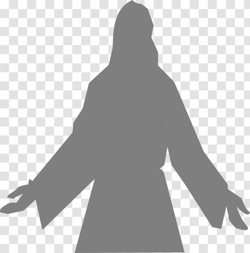 Silhouette Prophet Clip Art - Black And White - Christ Transparent PNG