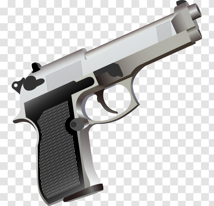 Handgun Clip Art - Gun - Weapon Transparent PNG