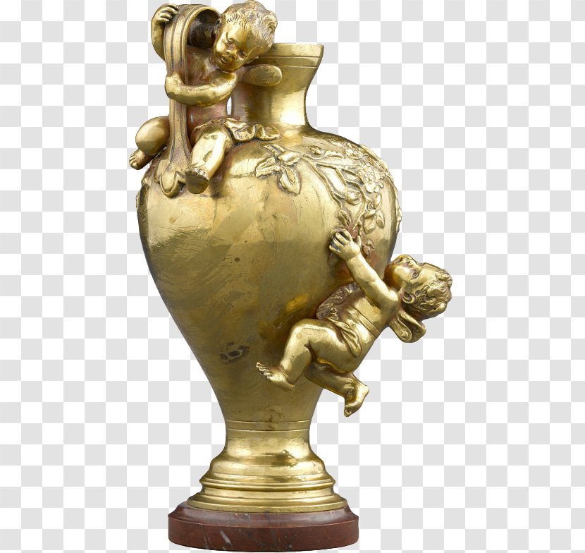 Brass Vase Bronze Classical Sculpture 01504 Transparent PNG