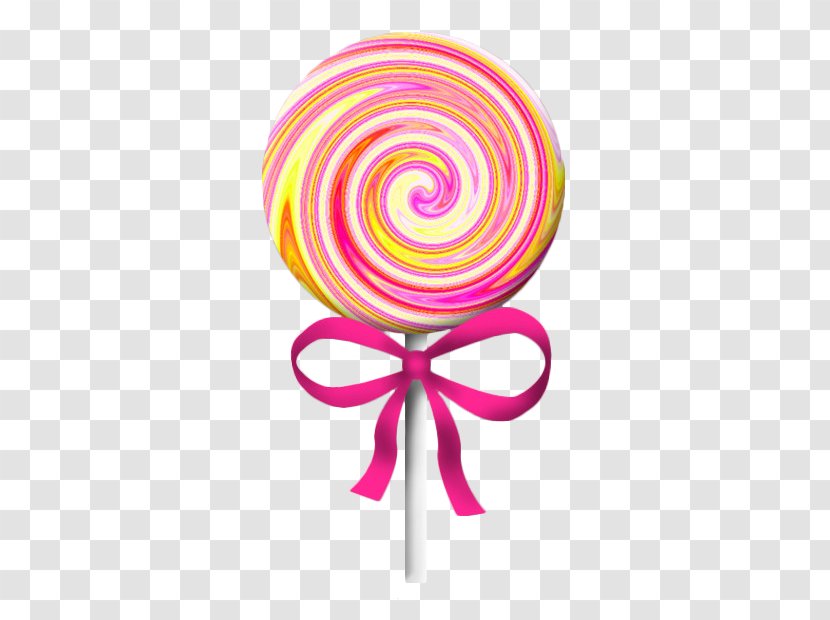 Lollipop Cotton Candy Sweetness Food - Cartoon Big Pink Transparent PNG