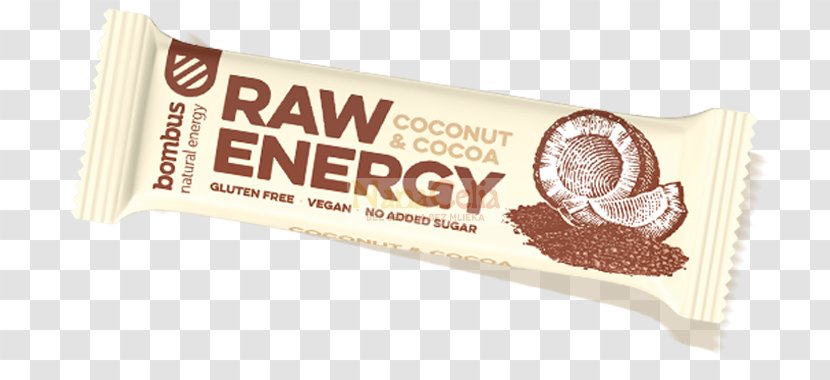 Energy Bar Coconut Candy Cocoa Solids - Gram - Fresh Transparent PNG