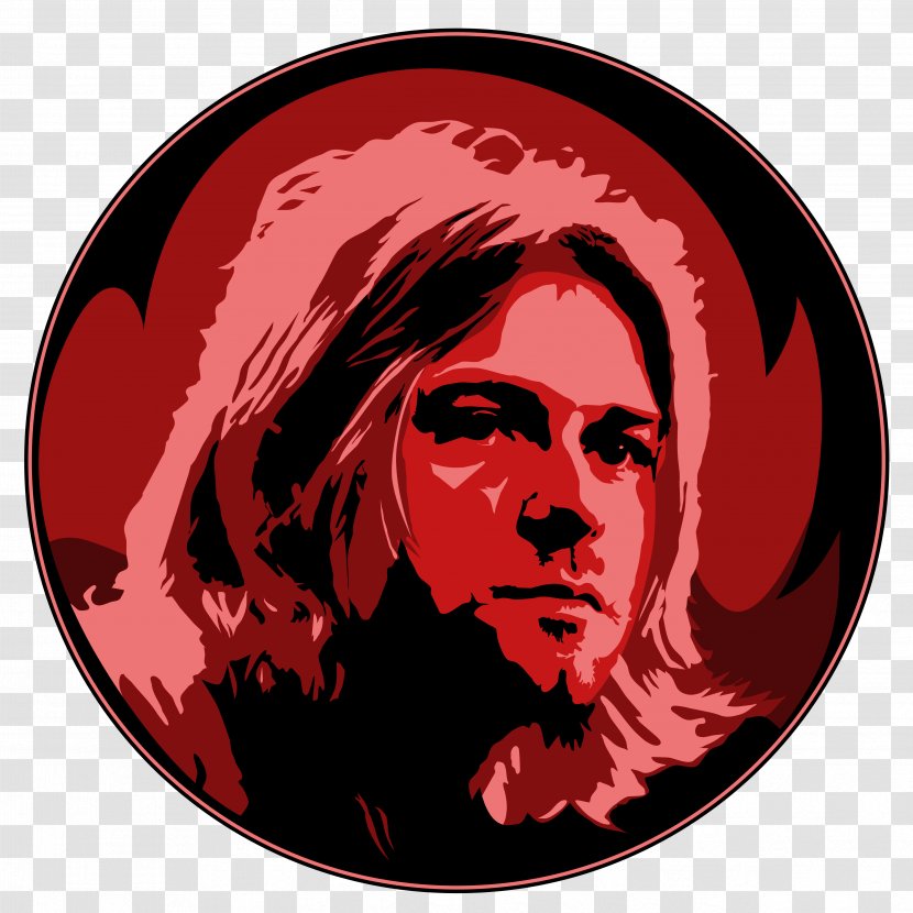 Kurt Cobain Nirvana Character Font Transparent PNG