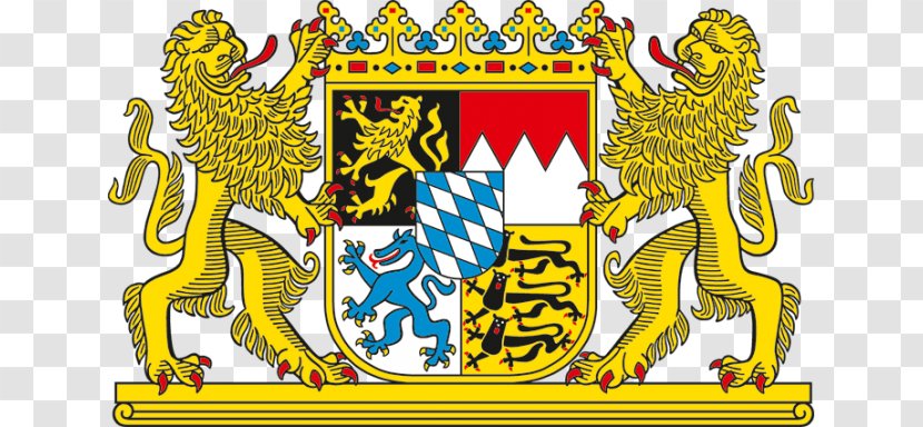 Coat Of Arms Bavaria Coats German States Germany Flag - Text Transparent PNG