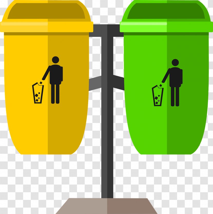 Rubbish Bins & Waste Paper Baskets Recycling Bin Clip Art - Green - Recycle Transparent PNG