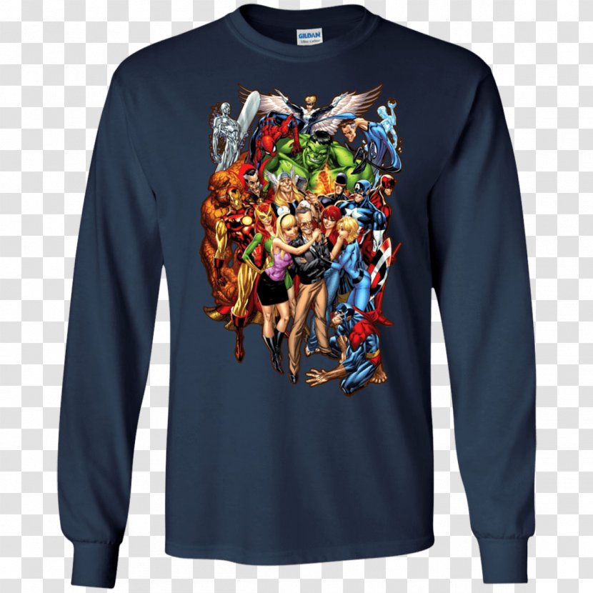 T-shirt Hoodie Sleeve Clothing Sizes - Sizing - Stan Lee Transparent PNG