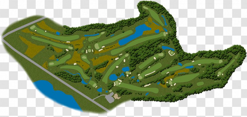 Golf Course Map Footgolf Hole 12 (Golden Bell) Transparent PNG