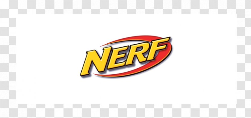 Nerf Logo Toy Hasbro Brand - Yellow Transparent PNG