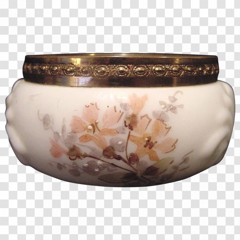 Ceramic Tableware Bowl Lighting - Hand Painted Flower Box Transparent PNG