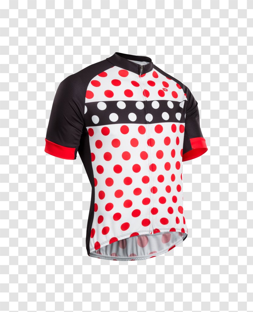 Cycling Jersey Evolution SUGOI Performance Apparel - Polka Dot Transparent PNG