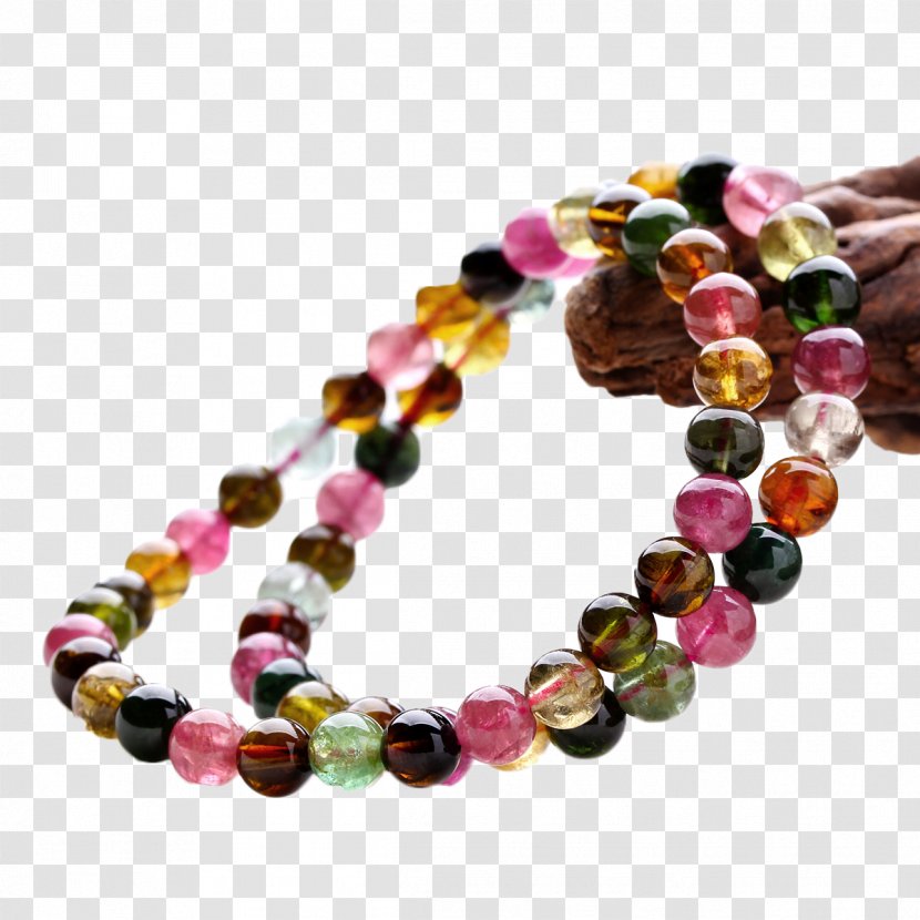 Bracelet Tourmaline Jewellery Bead - Tokai Family Old Crater Colored Bracelets Transparent PNG